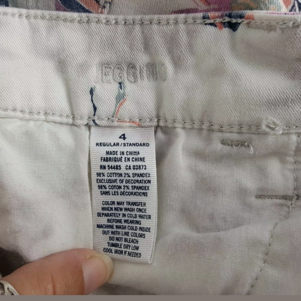 American eagle jeggings floral    B175 - Picture 5 of 6